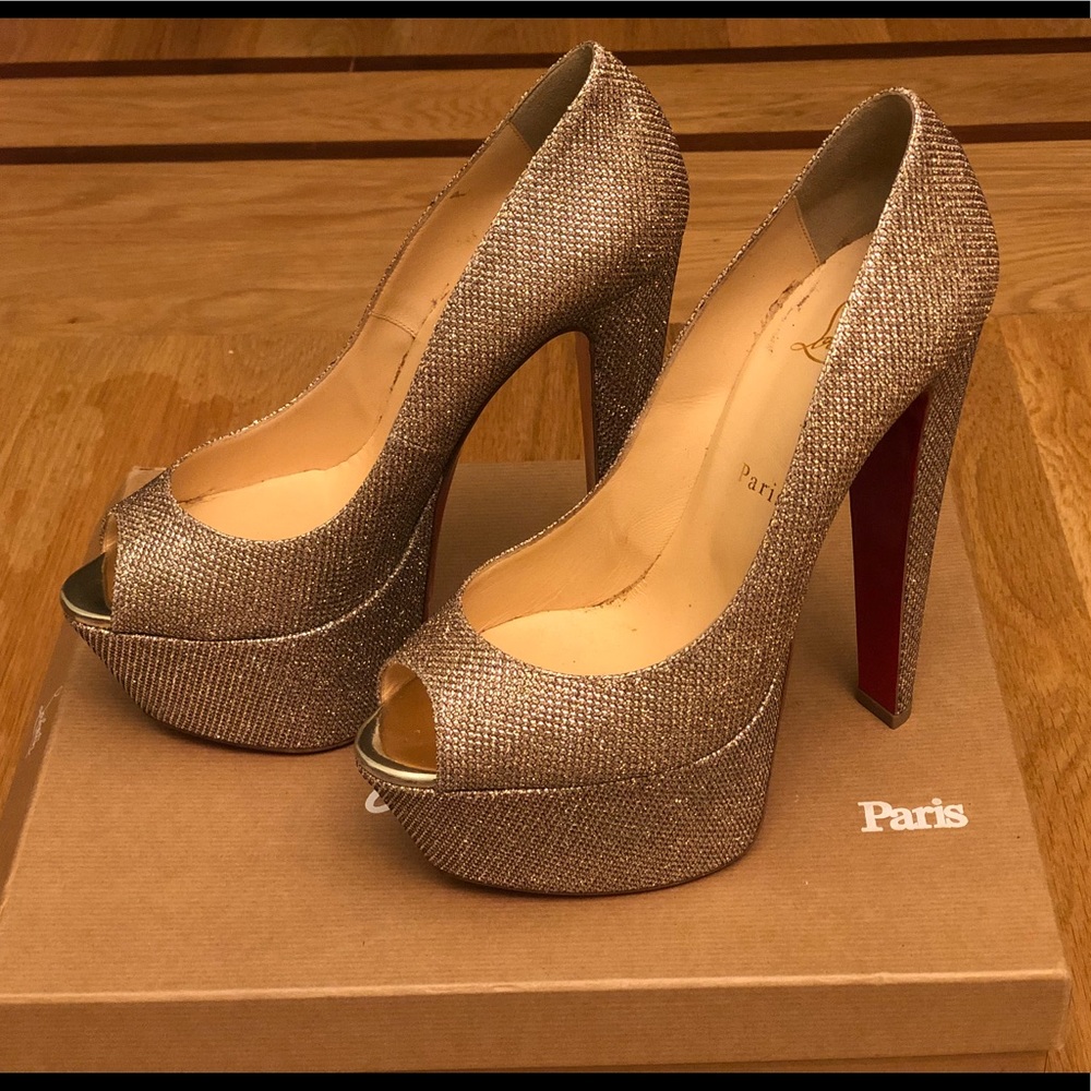 Christian Louboutin 160 Glitter Shoes